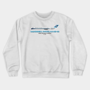 McDonnell Douglas MD-82 - China Southern Airlines Crewneck Sweatshirt